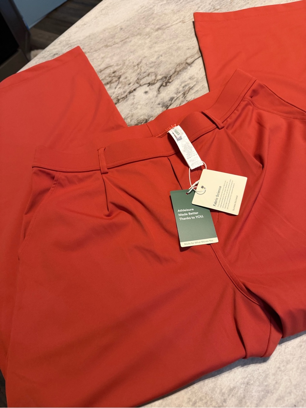 Halara Wide-Leg Pants in Rich Rust